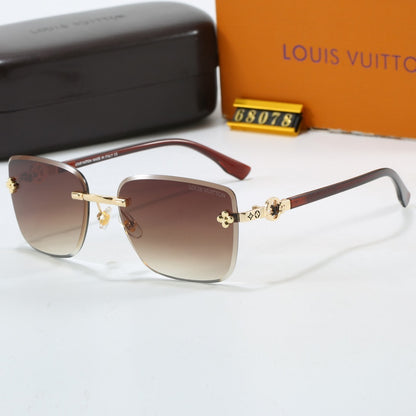 Clover Stud Rimless Sunglasses