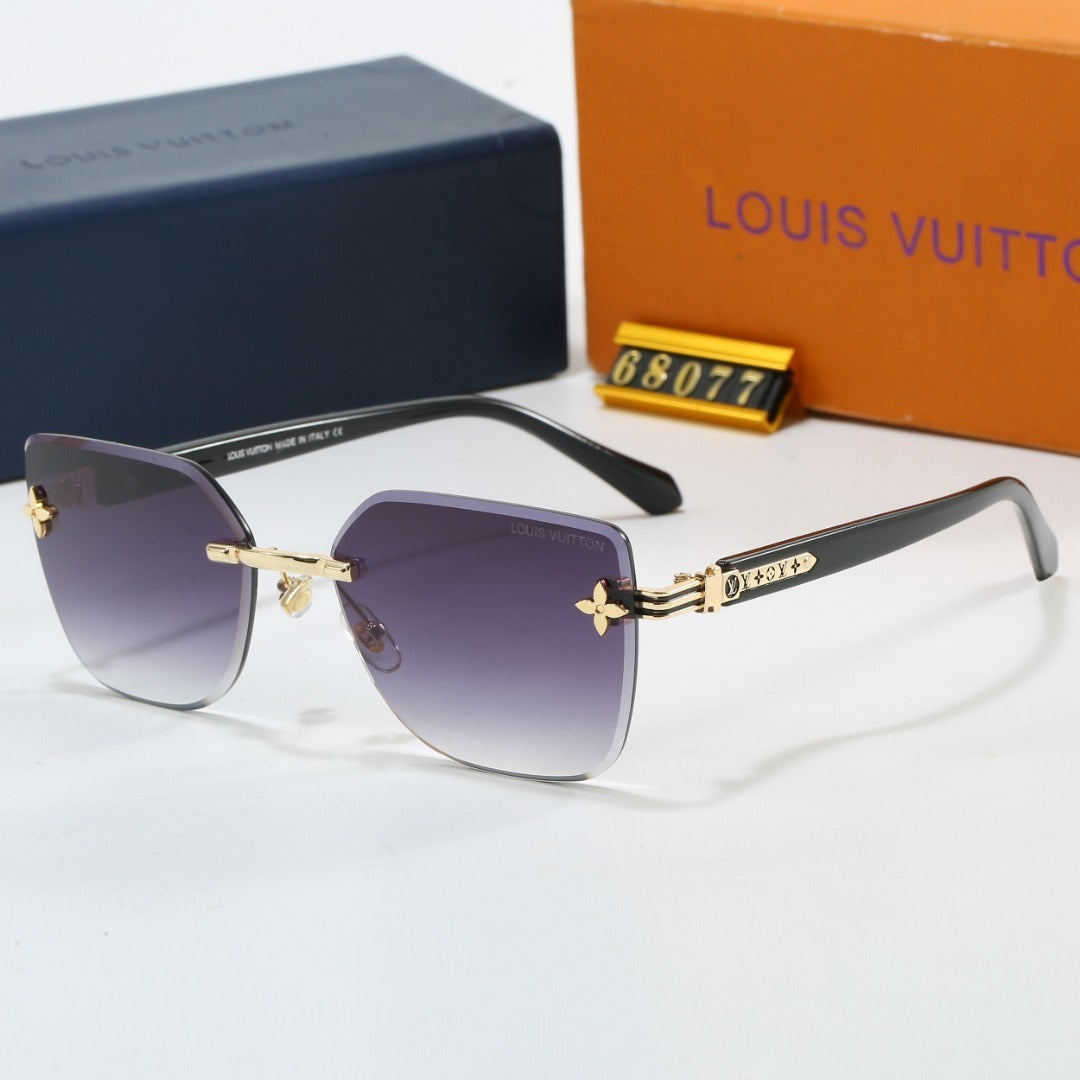 Clover Stud Rimless Sunglasses