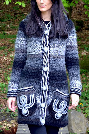 Plus Size Women Long Sleeve Moonlight Outwear