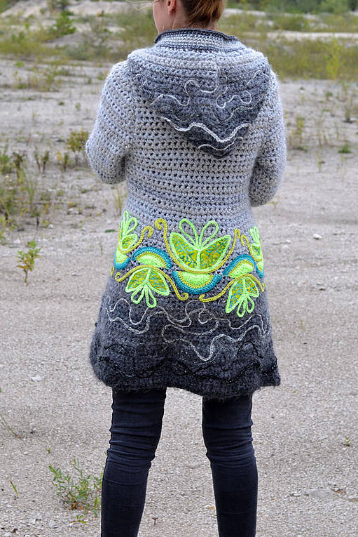 Women Long Sleeve Plus Size Shades Of Grey Outwear