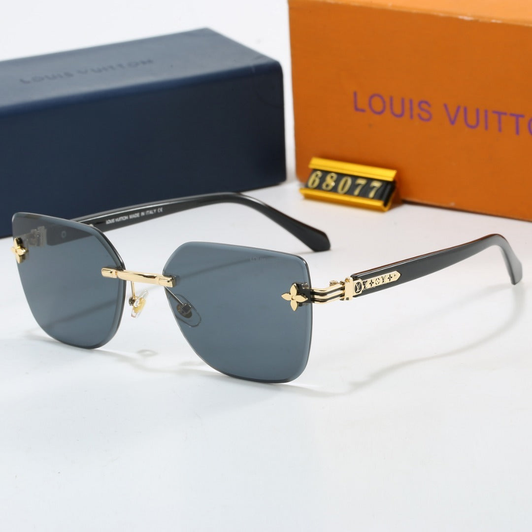 Clover Stud Rimless Sunglasses