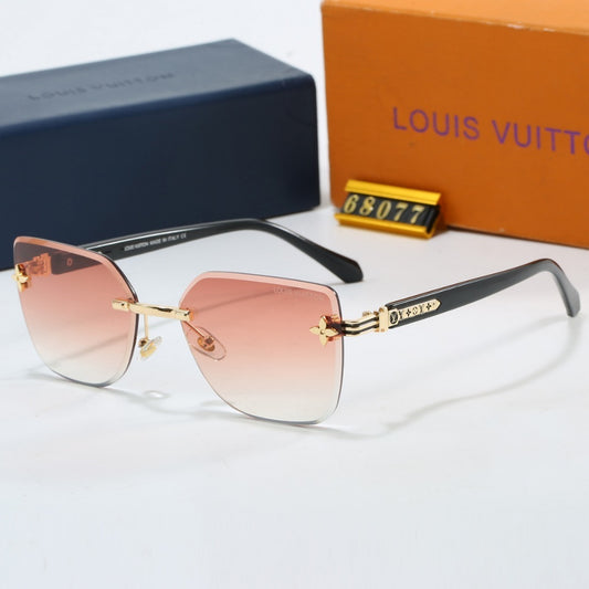 Clover Stud Rimless Sunglasses