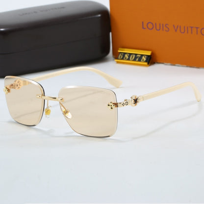 Clover Stud Rimless Sunglasses