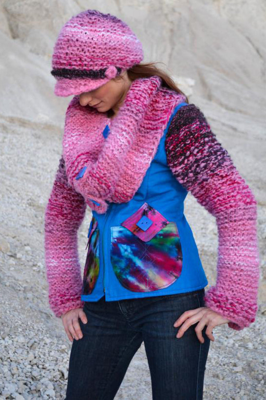 Women Casual Plus Size Long Sleeve Sweater With Hat