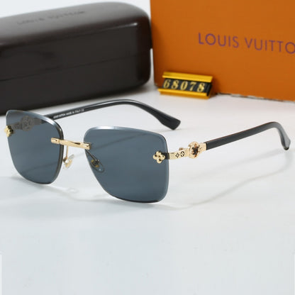 Clover Stud Rimless Sunglasses