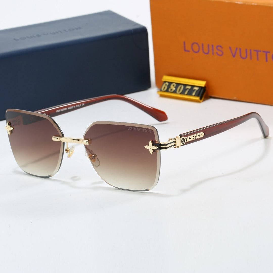 Clover Stud Rimless Sunglasses